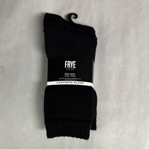 New Frye Socks Women’s 2 Pair Black Cashmere Blend Boot Socks Casual Activewear
